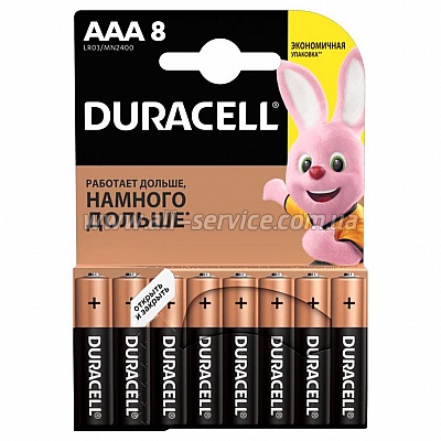  Duracell AAA MN2400 LR03 * 8 (5000394203341 / 81480364)