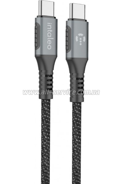 ���� ������ USB-C to USB-C 2.0m CBGPD60WTT2 60W grey Intaleo (1283126518102)