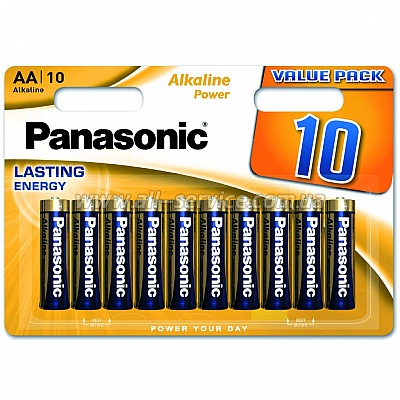  Panasonic LR06 Alkaline Power * 10 (LR6REB/10BW)
