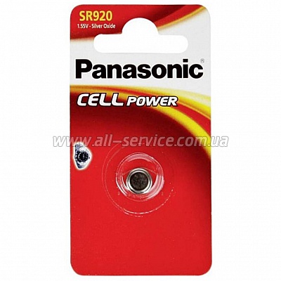  Panasonic SR920 Silver Oxide (SR-920EL/1B)