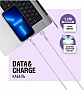 Дата кабель USB 2.0 AM to USB-C 1.2m Purple ACCLAB (1283126518270) Дата кабель USB 2.0 AM to USB-C 1.2m Purple ACCLAB (1283126518270)