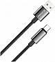 ���� ������ USB 2.0 AM to USB-C 1.0m 3A zinc alloy braided black ColorWay (CW-CBUC098-BK)