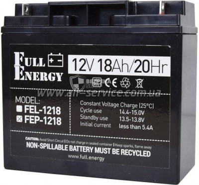�������������� ������� Full Energy 12V 18Ah (FEP-1218)