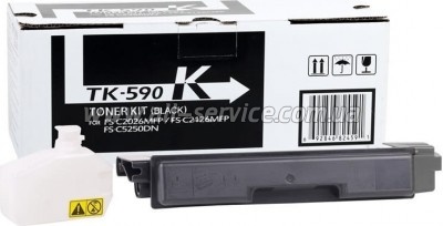- Kyocera TK-590 Kyocera FS-C2026/ C2126/ C5250 black (1T02KV0NL0)