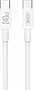 ���� ������ USB-C to USB-C 1.0m 240W white XO (XO-CB-240CC-WH)