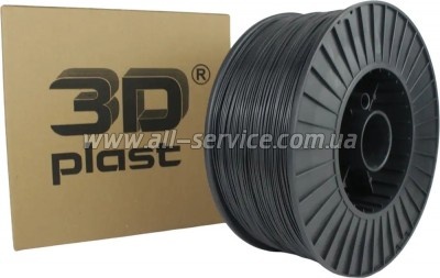 ������� ��� 3D-�������� 3Dplast PLA 1.75��, 3��, gray - graphit (3DPLA1753GRGF)