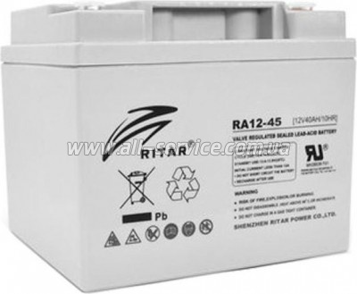   Ritar AGM RA12-45. 12V-45Ah (RA12-45)
