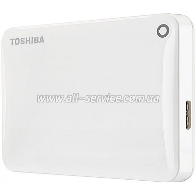  500GB TOSHIBA USB 3.0 WHITE (HDTC805EW3AA)