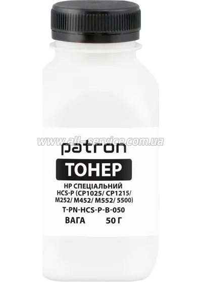 Тонер Patron HP CLJ Pro M176/ M177/ M252/ M277/ M452/ Canon 045 бутль 50г Black (PN-HCS-P-B-050) Тонер Patron HP CLJ Pro M176/ M177/ M252/ M277/ M452/ Canon 045 бутль 50г Black (PN-HCS-P-B-050)