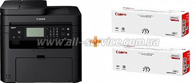  4 Canon i-SENSYS MF237w c Wi-Fi + 2  Canon 737 (1418C162)