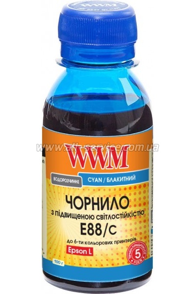 WWM Epson 108/ Epson L8050/ L18050 100 Cyan   (E88/C-2)