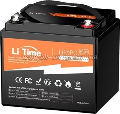 �������������� ������� LiFePo4 Litime 12.8V 50Ah 640Wh (L12V50-BASIC-4-A38)