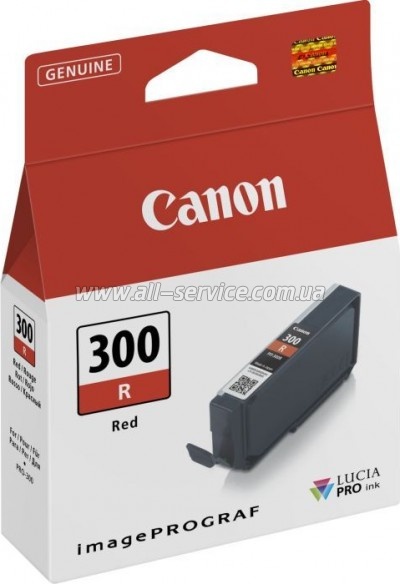  Canon PFI-300 Canon imagePROGRAF PRO-300 Red (4199C001)