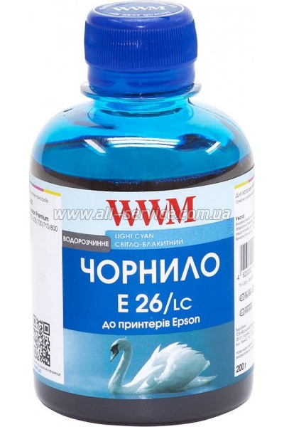  WWM  Epson Expression Photo XP-55/ XP-750/ XP-850 200 Light Cyan  (E26/LC)