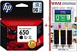  650 Black HP DJ Ink Advantage 2515 +   Black (Set650B-inkHP)