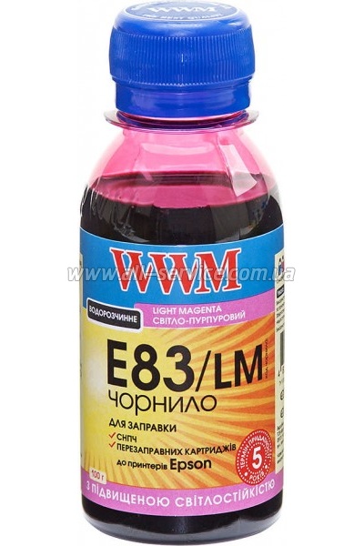 WWM  Epson Stylus Photo T50 /P50 /PX660 100 Light Magenta  (E83/LM-2)