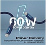 ���� ������ USB-C to USB-C 1.2m Promate (springy.blue)