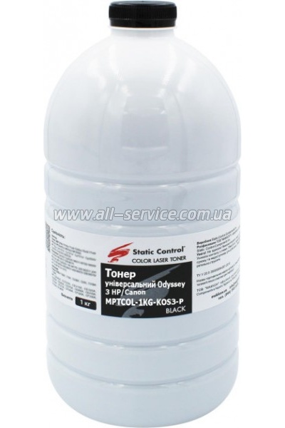  SCC Universal Odyssey 3 HP/ Canon  1 black (MPTCOL-1KG-KOS3-P)