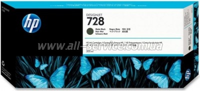 Картридж HP №728 DJ T730/ T830 Matte Black (F9J68A) Картридж HP №728 DJ T730/ T830 Matte Black (F9J68A)