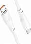 ���� ������ USB-C to USB-C 2.0m 100W TPE X93 white HOCO (6931474790729)
