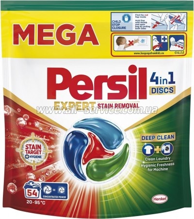 ������� ��� ������ Persil 4in1 Discs Expert Stain Removal Deep Clean 54 ��. (9000101830859)
