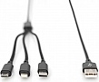 Дата кабель USB 2.0 AM to Lightning + Micro 5P + USB-C 1.0m charge only Digitus (AK-300160-010-S) Дата кабель USB 2.0 AM to Lightning + Micro 5P + USB-C 1.0m charge only Digitus (AK-300160-010-S)