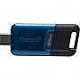  Kingston 64GB DataTraveler 80 M USB-C 3.2 Blue/Black (DT80M/64GB)