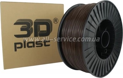 ������� ��� 3D-�������� 3Dplast PLA 1.75��, 3��, brown (3DPLA1753BRWN)