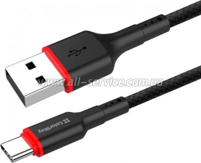   ColorWay USB-C to USB-C 1.0m 2.4 black (CW-CBUC064-BK)