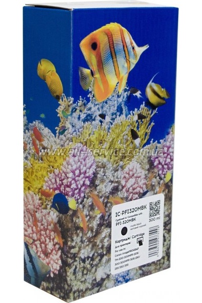 Картридж Barva Canon PFI-320MBK/ аналог 2889C001 matte black (IC-PFI320MBK) Картридж Barva Canon PFI-320MBK/ аналог 2889C001 matte black (IC-PFI320MBK)