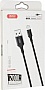 ���� ������ USB 2.0 AM to Micro 5P 2.0m 1.5A braided black XO (NB143-M2-BK)