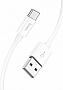 ���� ������ USB 2.0 AM to USB-C 1.0m Magic silicone X87 white HOCO (6931474783240)