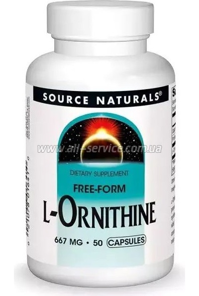  Source Naturals , 667 , L-Ornithine, 50  (SN1641)