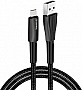   ColorWay USB 2.0 AM to Type-C 1.0m zinc alloy + led black (CW-CBUC035-BK)