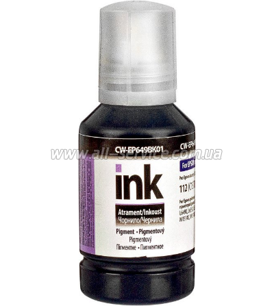  ColorWay Epson 112 Epson EcoTank L6550/ L15150 127 Black Pigment (CW-EP649BK01)