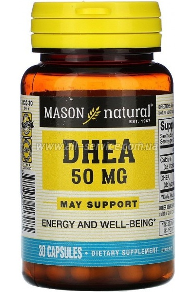 -  Mason Natural  50 , DHEA, 30  (MAV-11308)