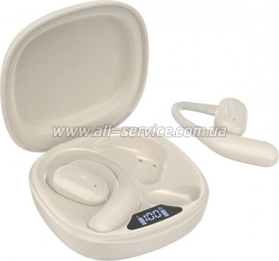 �������� Choetech Open-ear � LED ������� Beige (BH-T25-SK)