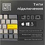  Epomaker EP64 60 Mulan Switch Hot-Swap RGB Wireless/Bluetooth/USB UA Black (EP64-B-M)