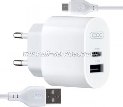 �������� ������� XO L97 USB - MicroUSB White (XO-L97-MC)