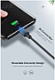 Дата кабель USB 2.0 AM to USB-C 2.0m US287 Black Ugreen (60118) Дата кабель USB 2.0 AM to USB-C 2.0m US287 Black Ugreen (60118)