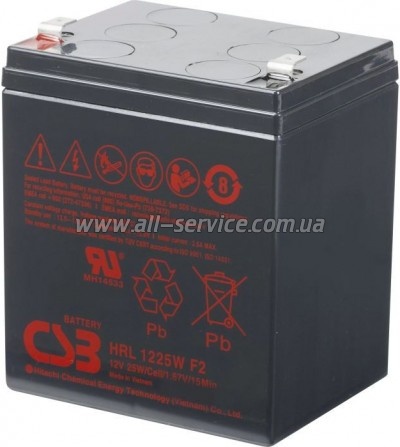    CSB HRL1225WF2FR 12V 5.8Ah (HRL1225WF2FR)
