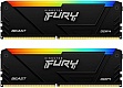 ������ ������ ��� ���������� DDR4 32GB (2x16GB) 3600 MHz FURY Beast RGB Kingston Fury (ex.HyperX) (KF436C18BB2AK2/32)