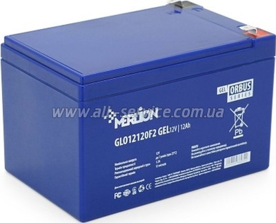 �������������� ������� Merlion GLO 12V 12Ah GEL (GLO12120F2 GEL)