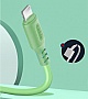 ���� ������ USB 2.0 AM to Micro 5P 1.0m soft silicone green ColorWay (CW-CBUM042-GR)