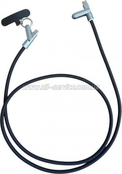 ���� ������ USB-C to USB-C 1.2m PD3.1 100W braided black XoKo (XK-SC-HLD-200-BK)