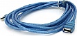 ���� ������ USB 2.0 AM/AF 3.0m ferrite transparent blue Voltronic (YT-AM/AF-3.0TBL)