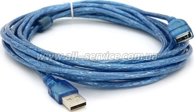 ���� ������ USB 2.0 AM/AM 5.0m blue Ritar (YT-AM/AM-5.0TBL)